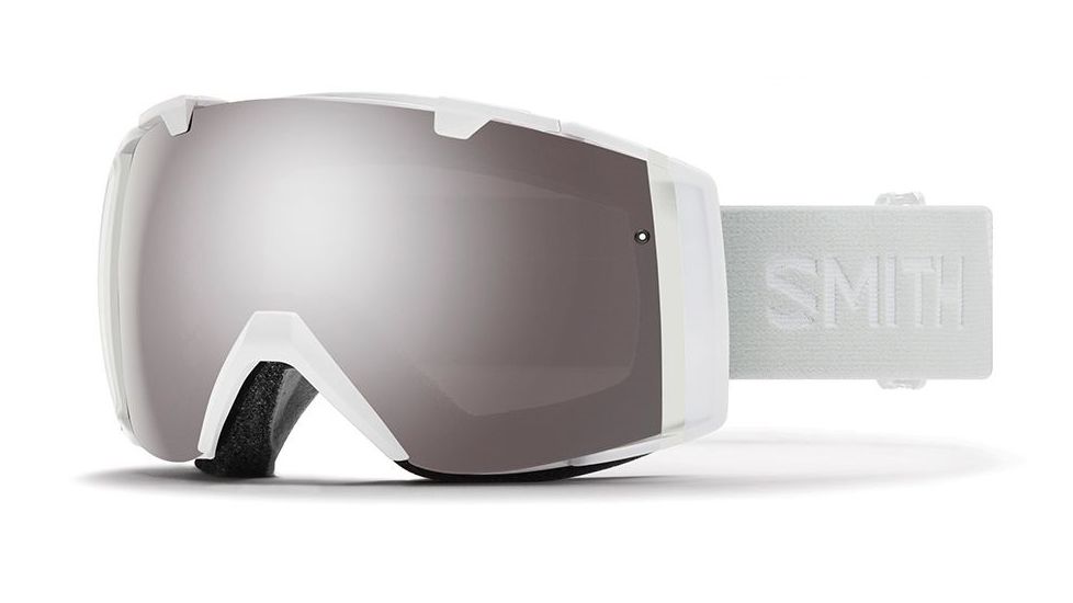 Smith I/O Snow Goggles - Mens, White Vapor, Chromapop Sun Platinum Mirror Lens, II7CPPWHV19