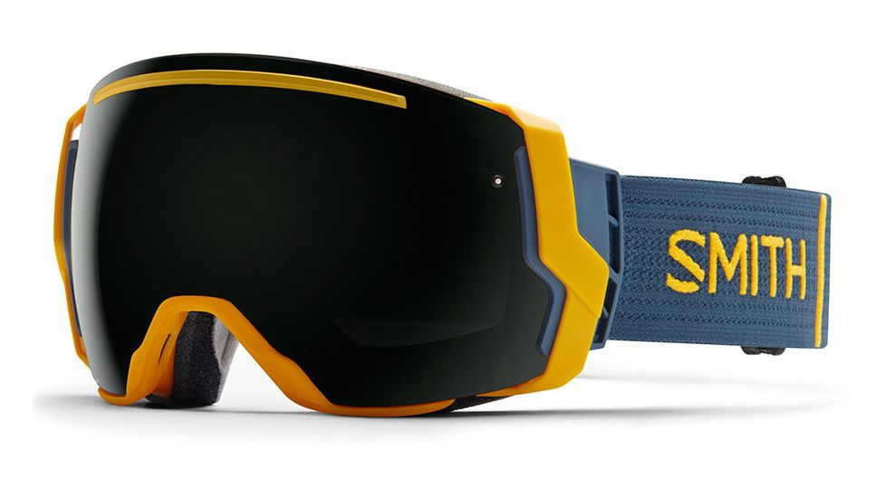 Smith I/O7 Goggle Asian Fit-Mustard Conditions-Blackout
