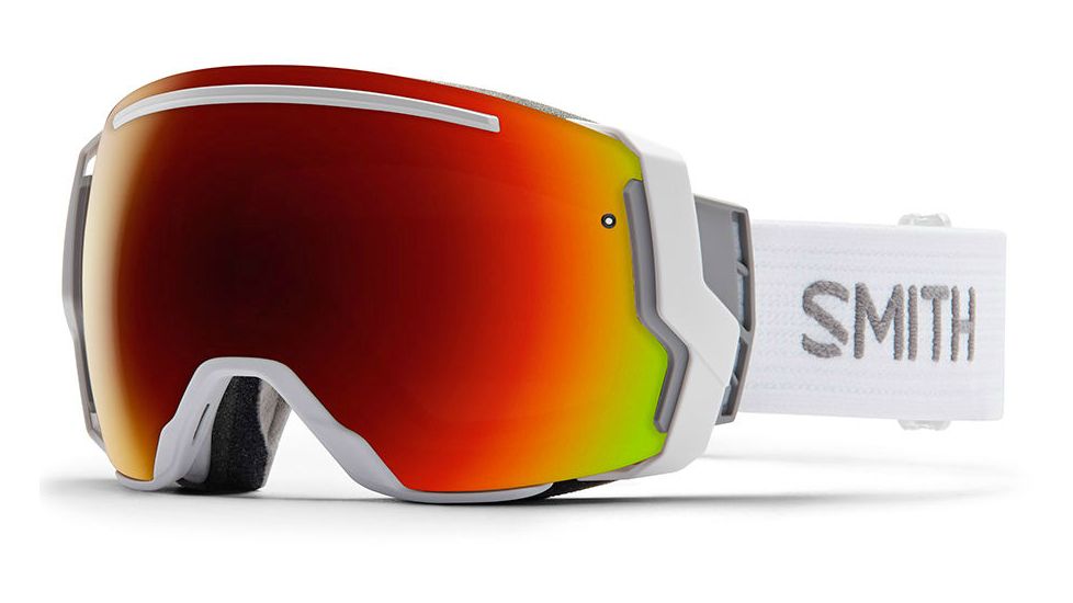 Smith I/O7 Goggle Asian Fit-White-Red Sol-X Mirror