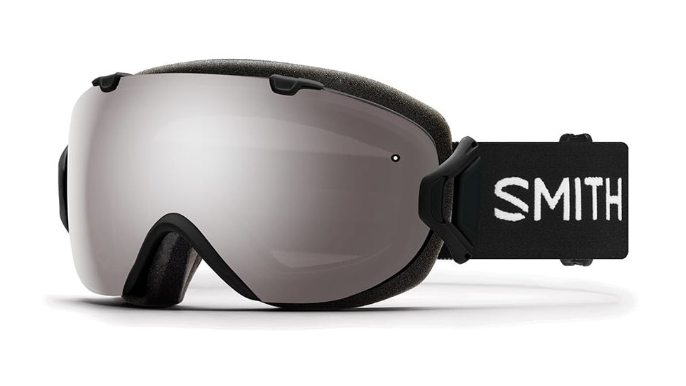 Smith I/OS Snow Goggles - Womens, Black, Chromapop Sun Platinum Mirror Lens, IS7CPPBK19