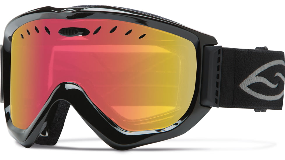 Smith Knowledge OTG Goggles-Black-Red Sensor Mirror