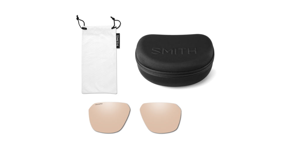 Smith Leadout PivLock Sunglasses, Black Frame, Photochromic Clear to Gray Lens, 20419880763KI