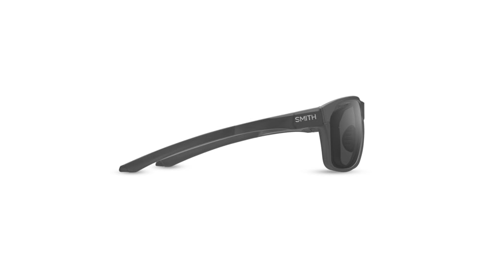 Smith Leadout PivLock Sunglasses, Matte Black Frame, ChromaPop Black Lens, 204198003631C