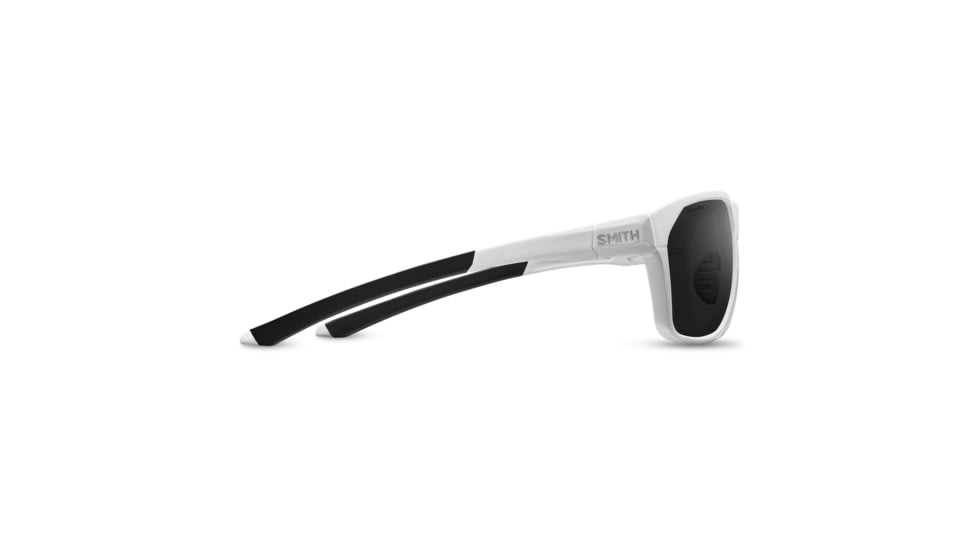 Smith Leadout PivLock Sunglasses, White Frame, ChromaPop Black Lens, 2041980BK631C