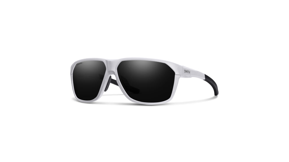 Smith Leadout PivLock Sunglasses, White Frame, ChromaPop Black Lens, 2041980BK631C