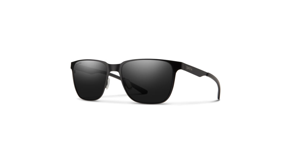 Smith Lowdown Metal Sunglasses, Matte Black Frame, ChromaPop Polarized Black Lens, 204930003546N
