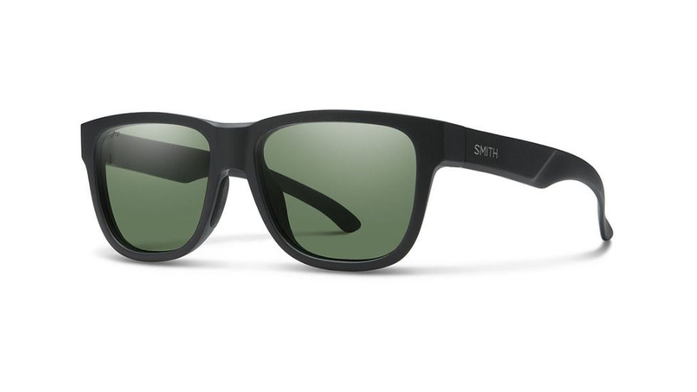 Smith Lowdown Slim Sunglasses-Black-Polarized Gray