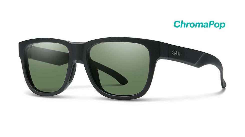 Smith Lowdown Slim Sunglasses, Matte Black Acid Frame, ChrommaPop Lens, LSCMGYMMBA