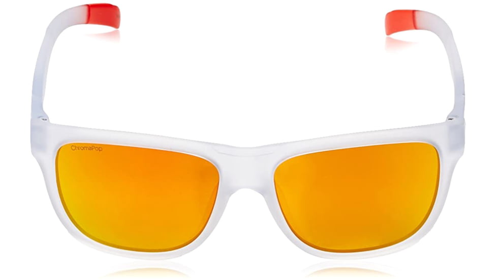 Smith Lowdown Xl Sunglasses, Matte Crystal Red Frame, Sun Red Mirror Lens, LXCMDMMCRD