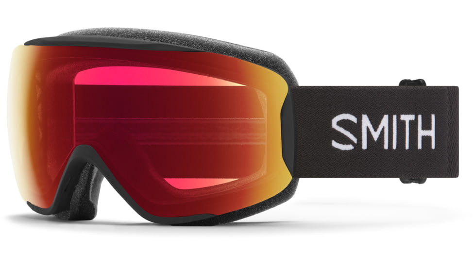 Smith Moment Googles, ChromaPop Photochromic Red Mirror, Black, M007452QJ99OQ