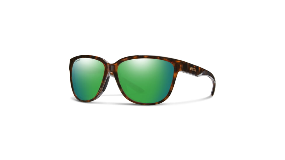 Smith Monterey Sunglasses, Tortoise Frame, ChromaPop Glass Polarized Green Mirror Lens, 20444908656UI