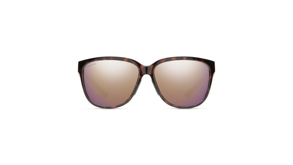 Smith Monterey Sunglasses, Tortoise Frame, ChromaPop Polarized Rose Gold Mirror Lens, 202986086589V