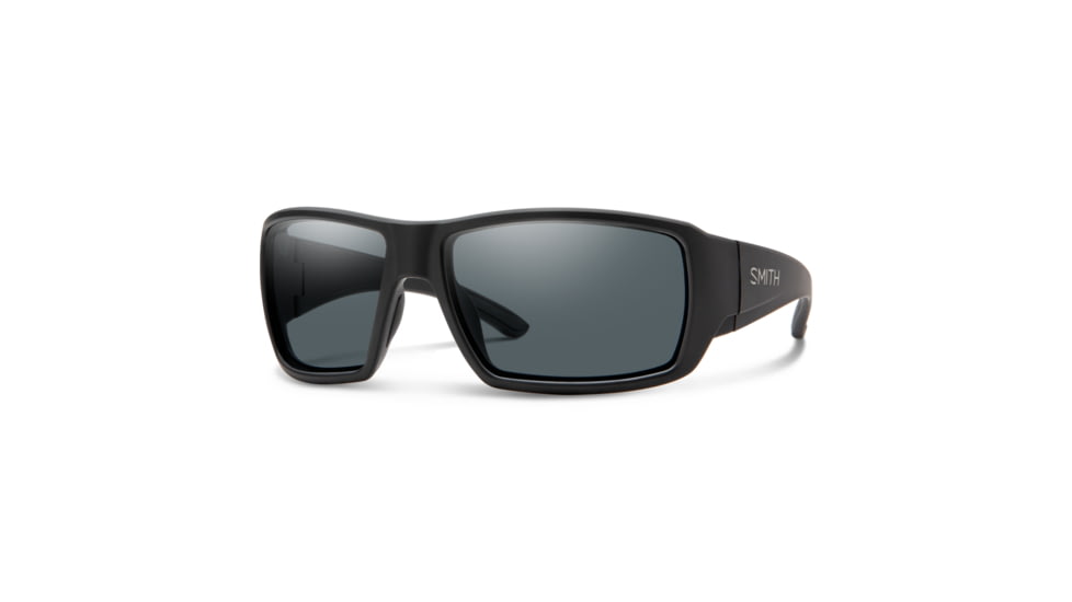 Smith Operators Choice Elite Sunglasses, Matte Black Frame, Polarized Gray Lens, 20337200362M9