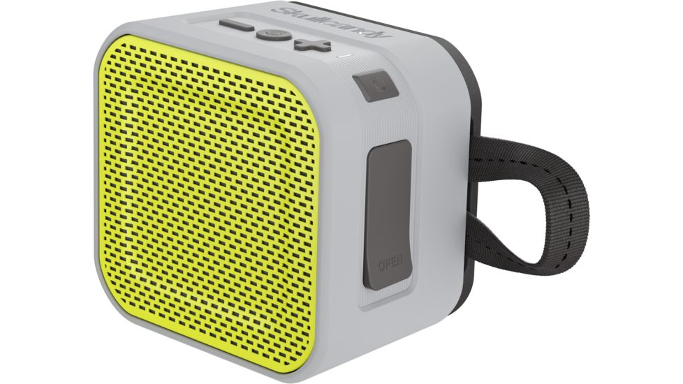 Skullcandy Barricade Mini Bluetooth Speaker-Gray/Hot Lime