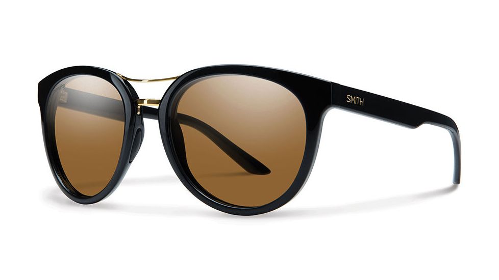 Smith Optics Bridgetown Sunglasses, Black Frame, Polarlzed Brown Lens, Polarized, BNCPBRBK