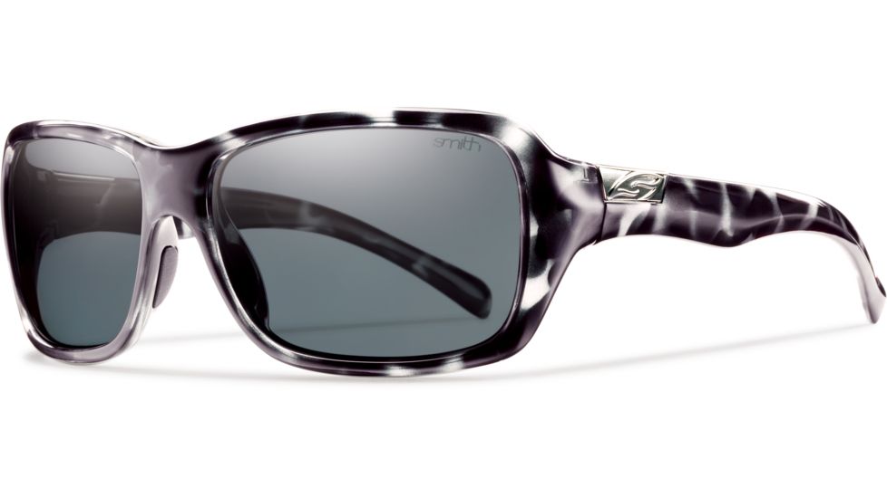 Smith Optics Brooklyn Sunglasses - Black Tortoise Frame, Polarized Gray Lenses BKPPGYBT