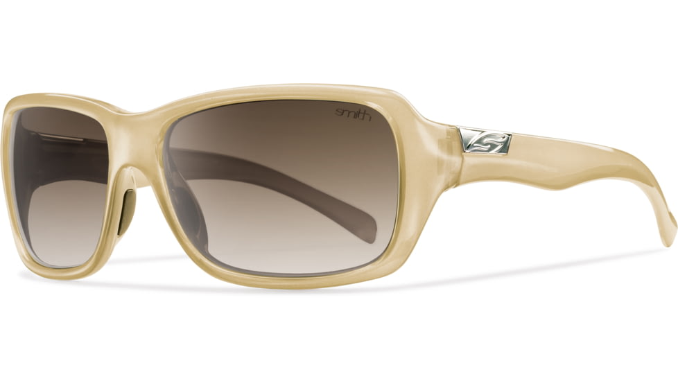 Smith Optics Brooklyn Sunglasses - Stone Frame, Polarized Brown Gradient Lenses BKPPBRGST