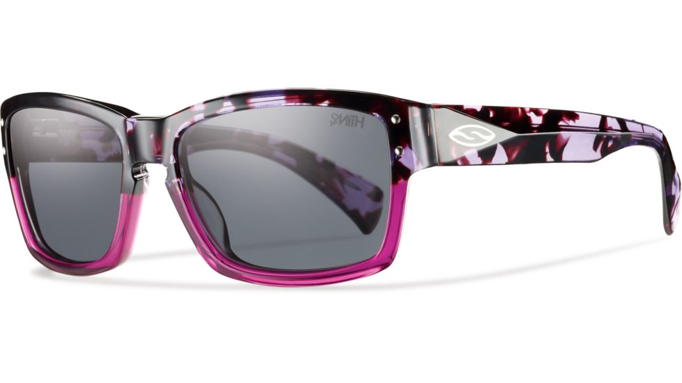Smith Optics Chemist (New) Sunglasses - Black Violet Split Frame, Polarized Gray Lenses CHTPGYBVS