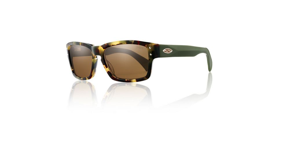 Smith Optics Chemist Sunglasses - Tortoise Army Frame, Polarized Brown CR39 CHTPBRTA