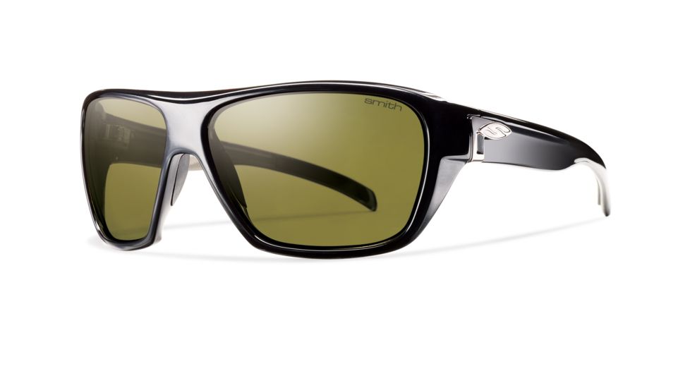 Smith Optics Chief Sun Glasses - Black Frame, Polarchromic Amber Lenses CFGPPABBK