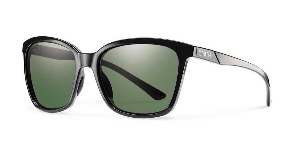 Smith Optics Colette Sunglasses, Black Frame, Polarized Gray Green Lens, Polarized, CLCPGNBK