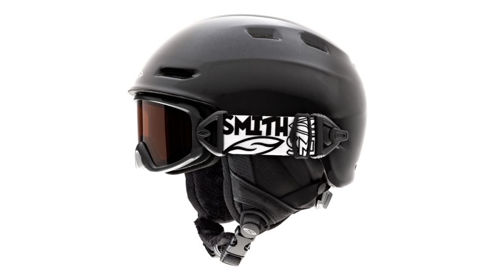 Smith Galaxy / Cosmos Helmet/Goggles, Black, RC36 Lens, Helmet Size, Youth HKT-CGBKY
