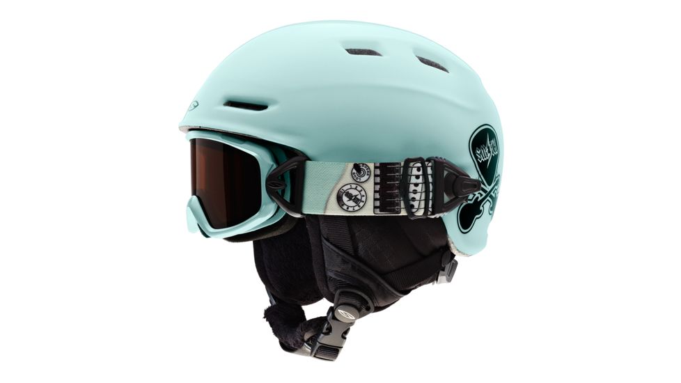 Smith Galaxy / Cosmos Helmet/Goggles, Mint Shredmaster, RC36 Lens, Helmet Size, Youth HKT-CGMIY