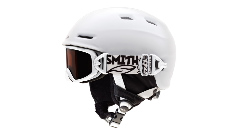 Smith Galaxy / Cosmos Helmet/Goggles, White, RC36 Lens, Helmet Size, Youth HKT-CGWTY