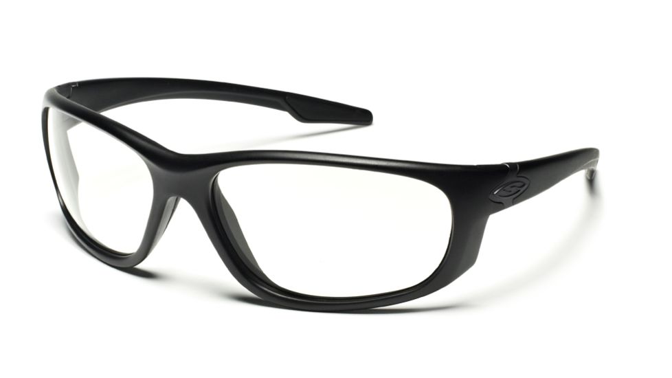 Smith Chamber Elite Sunglasses, Black Frame, Clear Lens, CRTPCCL22BK