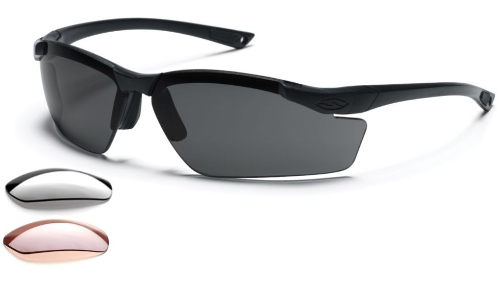 Smith Optics Elite Factor Max Range Kit - Tactical Sunglasses w/ 3 lenses