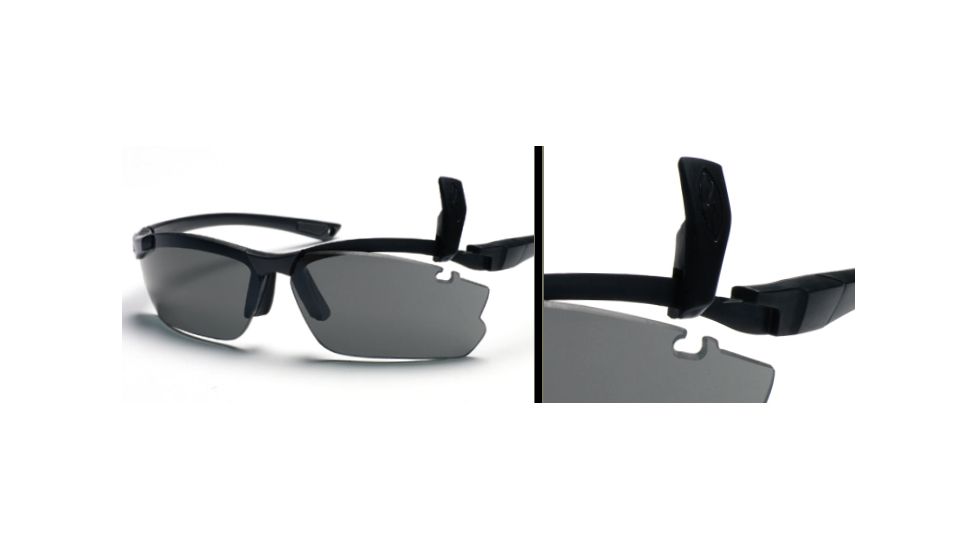 Smith Optics Elite Factor Tactical Sunglasses Field Kit - Gray &amp; Clear lenses