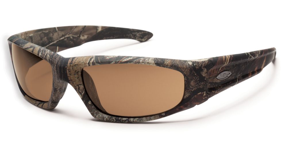 Smith Optics Elite Hudson Tactical Sunglasses, Realtree A/P, Polar Brown HUTPPBRAP
