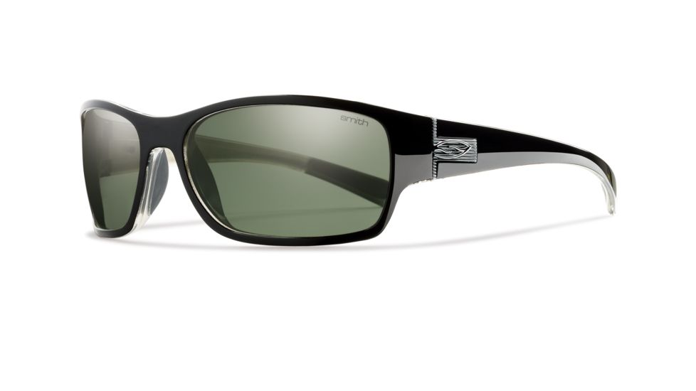 Smith Optics Forum Sunglasses - Black Frame, Polarized Gray Green Lenses FUPPGYBK
