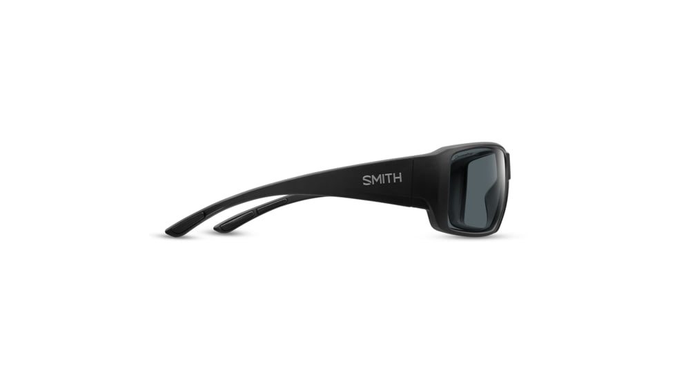 Smith Optics Guides Choice XL Sunglasses, Matte Black Frame, Polarized Gray Lens, 204448003636N