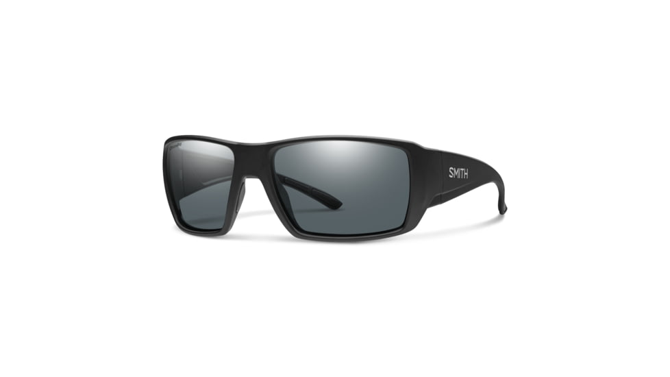Smith Optics Guides Choice XL Sunglasses, Matte Black Frame, Polarized Gray Lens, 204448003636N