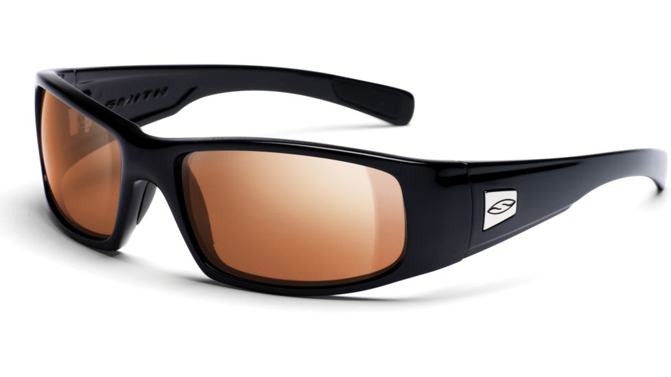 Smith Optics Hideout Sunglasses with Black frames and Copper Mirror lenses