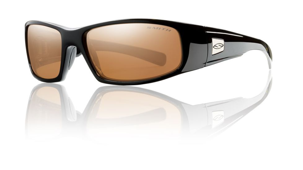 Smith Optics Hideout Black Frame Sunglasses with Polarchromic Copper Mirror Lenses HDGPPCMBK 