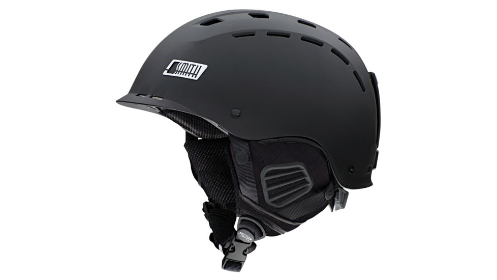 Smith Optics Hustle Snow Helmet - Large, Matte Black H01-HSBMLG