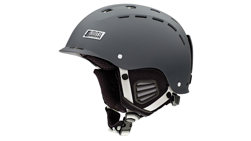 Smith Optics Hustle Snow Helmet - Large, Matte Graphite H01-HSMGLG
