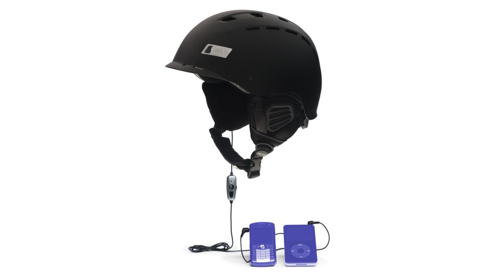 Smith Optics Hustle Snow Helmet - SkullCandy Audio Kit - Matte Black