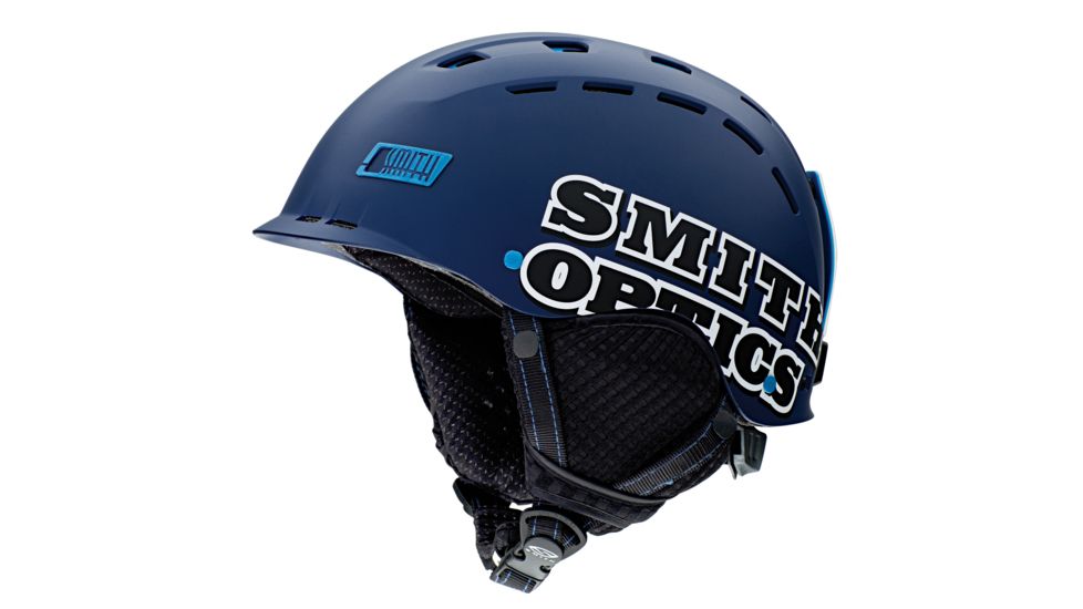 Smith Optics Hustle Snow Helmet - Small, Navy Old Signage H01-HSOSSM