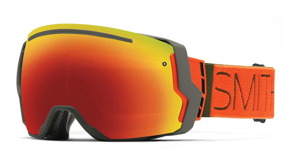 Smith Optics I/O 7 Goggle Cyprus Block Frame/Red Sol-X/Blue Sensor Lens IE7DXYBL15