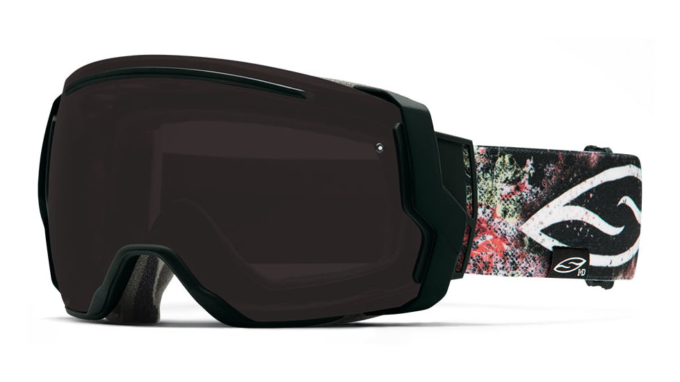 Smith Optics I/O 7 Goggle Lago Thorns Frame/Blackout/Red Sensor Lens IE7BKLT15