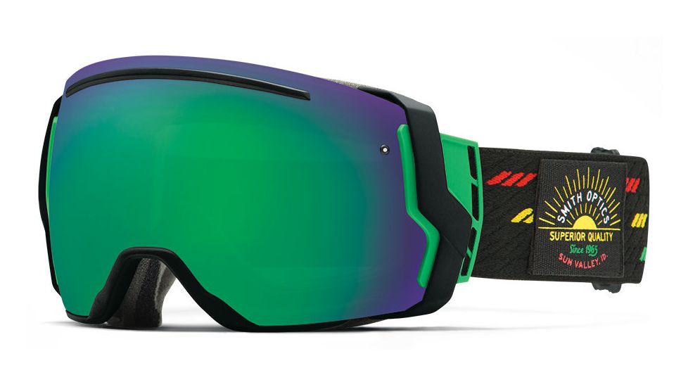 Smith Optics I/O 7 Goggle Revival-Irie Frame/Green Sol-X/Red Sensor Lens IE7NXIL15