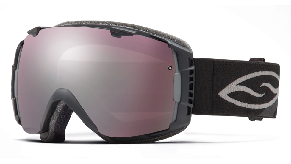 Smith Optics I/O Goggle Black Frame/Ignitor/Red Sensor Lens IO7IBK15