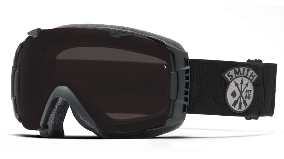 Smith Optics I/O Goggle Black Sabotage Frame/Blackout/Red Sensor Lens IO7BKKS15