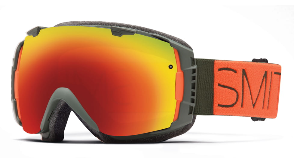 Smith Optics I/O Goggle Cyprus Block Frame/Red Sol-X/Blue Sensor Lens IO7DXYBL15