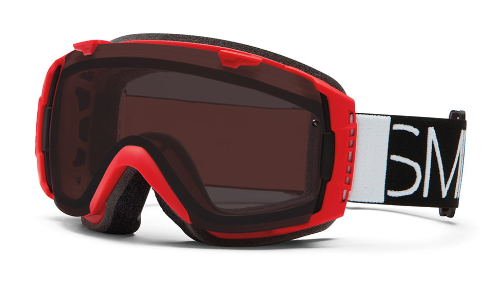 Smith Optics I/O Snow Goggles - Fire Blockhead Frame w/ Blackout and Red Sensor Lens IO7BKFB13