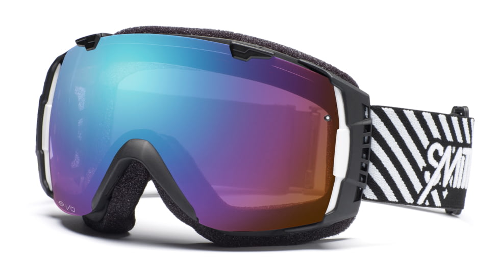 Smith I/O Goggles, Black/White Commodore, Sensor Mirror And Ignitor Mirror Lenses IO7ZCD11