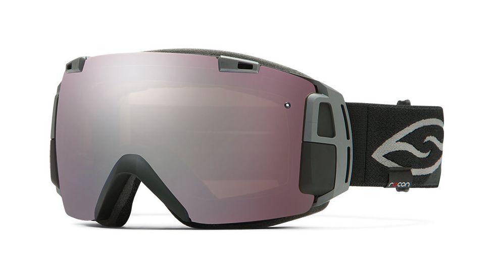 Smith Optics IO Recon Goggle Black Frame/Ignitor/Red Sensor Lens IR7IBK15